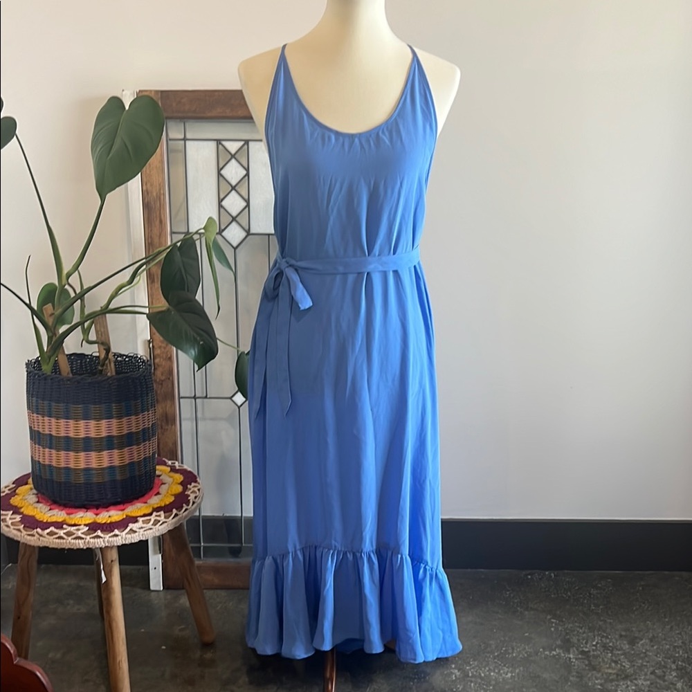 Victoria’s Secret Silky Low Back Hi/Lo Midi Dress